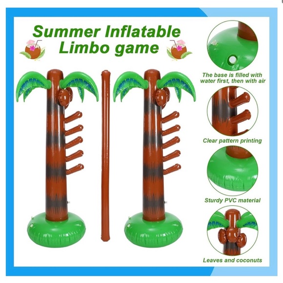 Inflatable Palm Tree Limbo Game 🌴🌴 - Picture 2 of 6